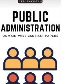 OG3-2 CSS Public Administration (Past Papers / Domain-wise)