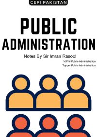 OG3-3 CSS Public Administration Notes By Sir Imran Rasool