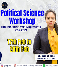 Political Science Workshop – CSS 2024