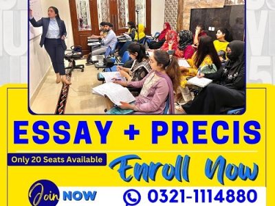 English Essay+Precis Session-CSS/PMS 2026