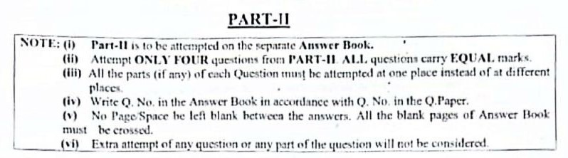 CSS Past Paper International Relations Paper-I 2024