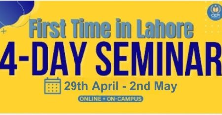 4 Day FREE Seminar From 29th Apr to 2nd May 2024