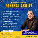 General Mathematics & Ability Session CSS-2025