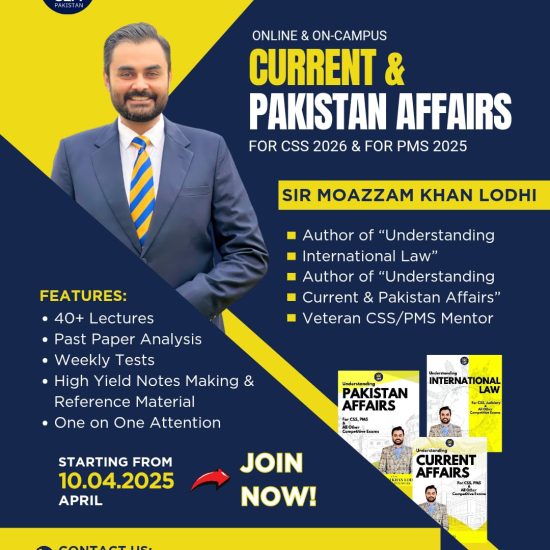Current Affairs Pakistan Affairs